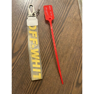 Off-White One Size Yellow Red Keychain 2013 under retail